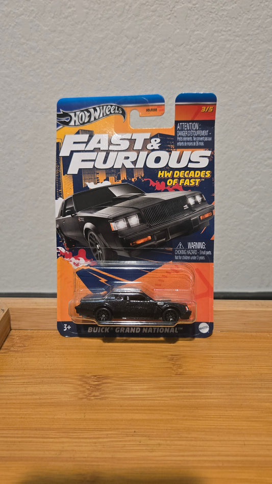 Hot Wheels Fast & Furious Buick Grand National – Rare Collector’s Edition!