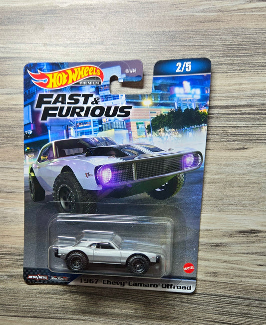 Hot Wheels Premium Fast & Furious 1967 Chevy Camaro Off-Road – Limited Edition!